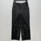 We The Free People Pants Womens 8 It Factor Vegan Leather Black Wide Leg Hi Rise