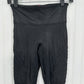 Spanx Leggings Womens Small Petite Faux Leather Moto Black Pants Slimming EUC