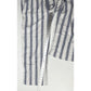 Rails Pants Womens Large Agnes Linen Blend Ankle White Blue Stripes Coastal EUC