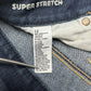 American Eagle Shorts Womens 12 Midi Blue Jean Denim Super Stretch Cut Off Fray