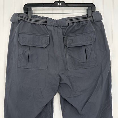 Duluth Trading Pants Mens L X 30 Dry On The Fly Belted Gray Hiking UPF Quick Dry