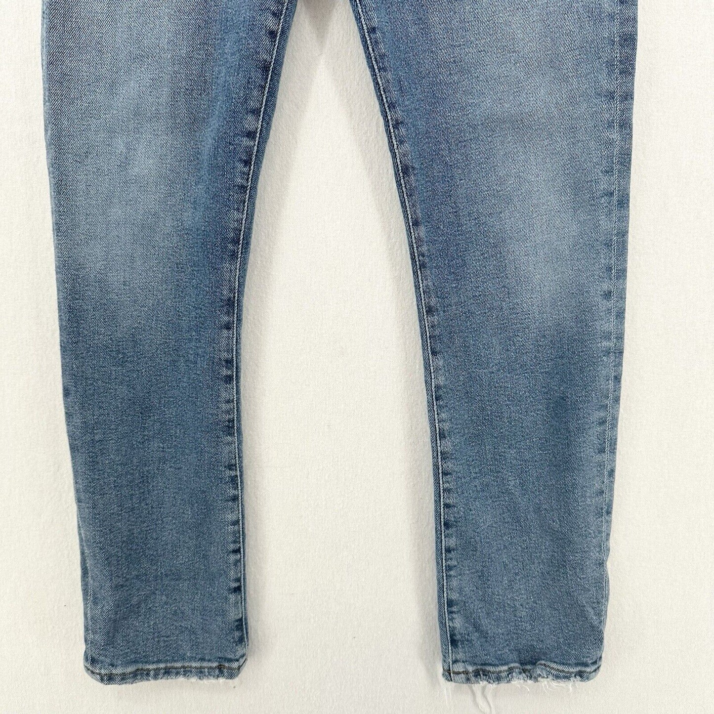 AGOLDE Jeans Women 28 Toni Midrise Skinny Blue Stretch Denim Distress Light Wash