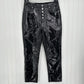 BLDWN Parker Leather Pants Womens 25 Straight Crop Black Genuine Leather EUC