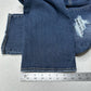 American Eagle Jeans Womens 20 Artist Crop Super Stretch Blue Denim Distress EUC
