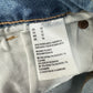 American Eagle Shorts 12 Hi Rise Shortie Stretch Blue Denim Distress Button Fly