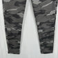 Democracy Jeans Womens 8 Skinny Ab Technology Gray Camo Denim Army Zippers Emo