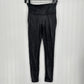 Spanx Leggings Womens Medium Faux Leather Black Pull On Shape Pants Slimming EUC