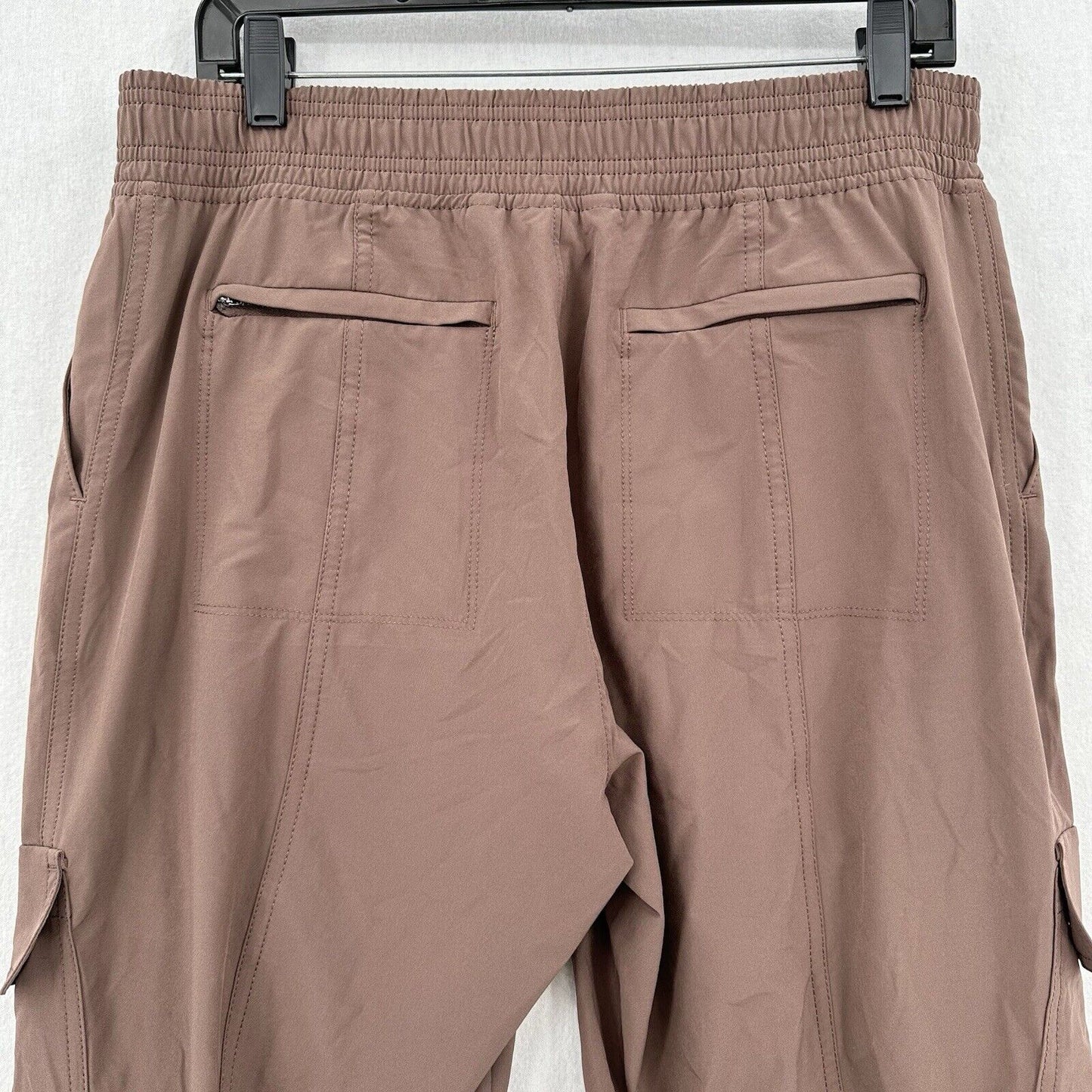 Athleta Pants Womens 10 Chelsea Utility Jogger Cargo Mauve Relaxed Travel EUC