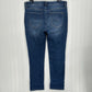 Lularoe Jeans Womens 32 US 14 Boyfriend Blue Stretch Denim Tummy Panel EUC