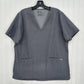 FIGS Scrub Top Womens XL Casma Technical Collection Graphite Gray Uniform Work