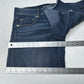 American Eagle Shorts Womens 12 Midi Blue Jean Denim Super Stretch Cut Off Fray