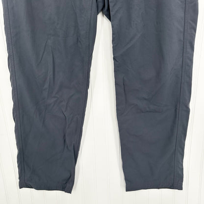 Duluth Trading Pants Mens L X 30 Dry On The Fly Belted Gray Hiking UPF Quick Dry