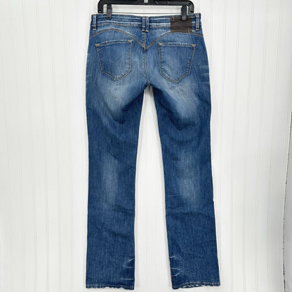 Dont Cry Milan Jeans Womens 12* Long Slim Bootcut Denim Western Cowboy *Flaws