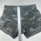 Athleta Shorts Womens Small Mesh Racer Run 4" Short Green Camo Beach Light EUC