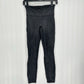 Spanx Leggings Womens Small Petite Faux Leather Moto Black Pants Slimming EUC