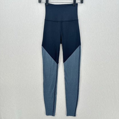 Beyond Yoga Legging Womens Small Blue High Waist Colorblock Training Workout