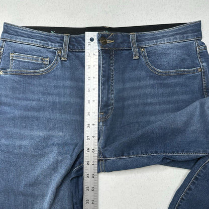 Lularoe Jeans Womens 32 US 14 Bootcut Blue Stretch Denim Tummy Panel Western EUC