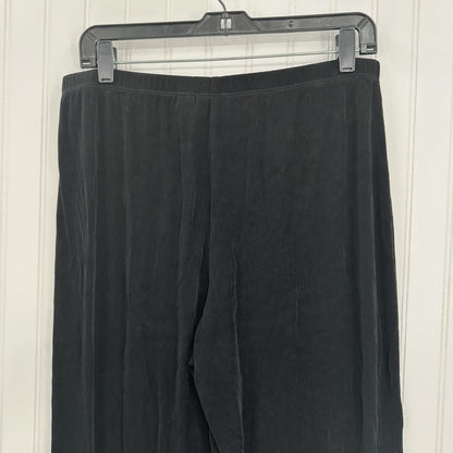 Chicos Travelers Pants 2 US Large Slinky Knit High Rise Black Stretch Coastal