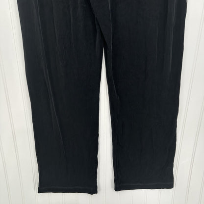 Chicos Travelers Pants 2 US Large Slinky Knit High Rise Black Stretch Coastal