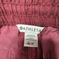 Athleta Pants Womens 6P Retreat Linen Wide Leg Maroon Coastal Beach Lagenlook