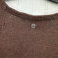 Prana Dress Women XS Leigh Sweater Dress Brown Organic Cotton Lightweight Casual