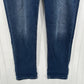 Lularoe Jeans Womens 32 US 14 Boyfriend Blue Stretch Denim Tummy Panel EUC