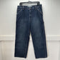 Urban Pipeline Jeans Mens 33x30 Blue Carpenter Loose Baggy Wide Denim Streetwear