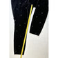 Pilcro Letterpress Jeans Womens 33 Black Velvet High Rise Skinny Polka Dots
