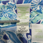 Lilly Pulitzer Shorts Womens M Dahlia Koala Scallop Hem Blue Coastal Barbie