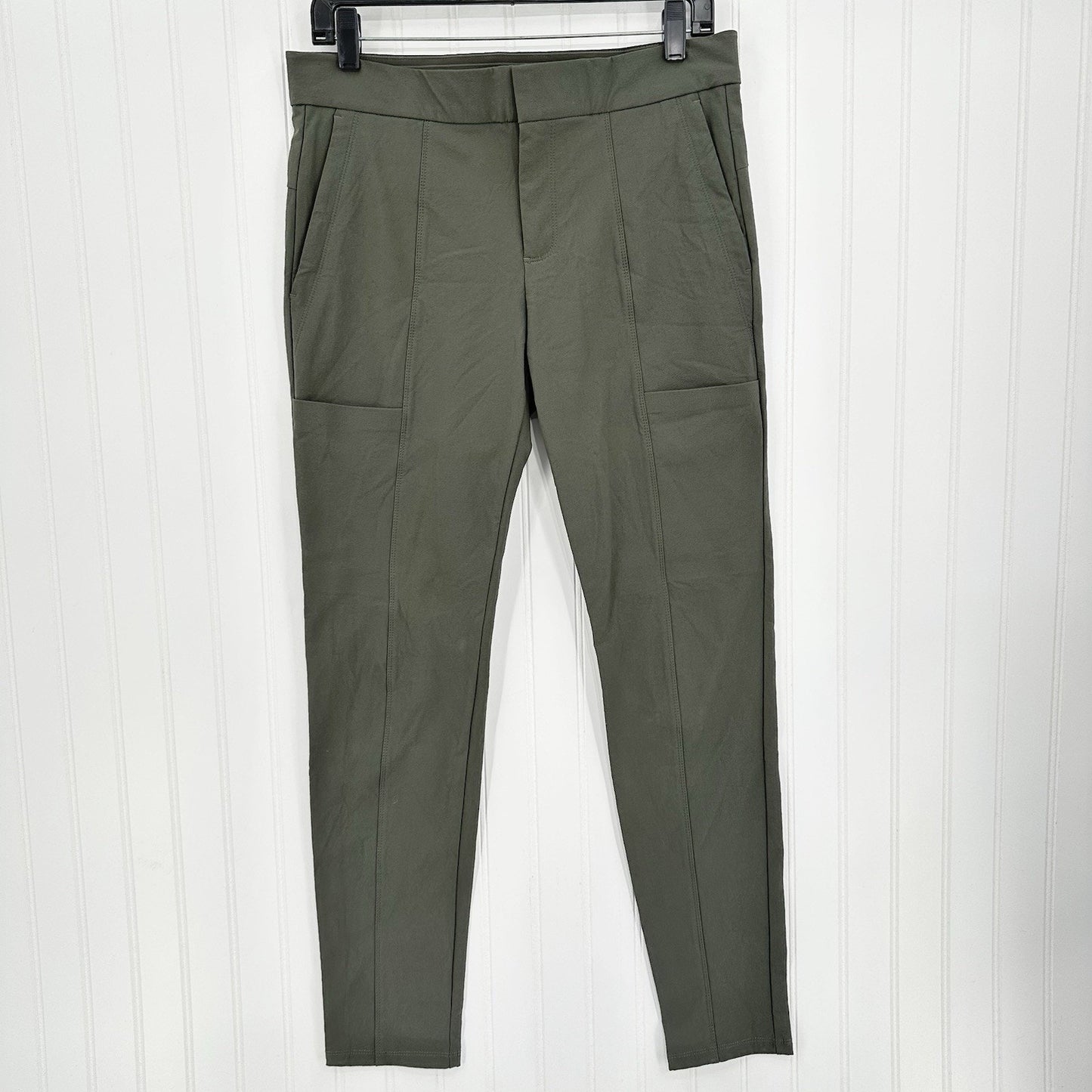 Athleta Pants Womens 8 Wander Stash Skinny Green Travel Hiking Gorpcore EUC