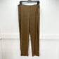 Chicos Pants 3 US 16 XL Travelers Slinky Knit Ankle Brown Stretch Coastal Womens