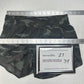 Athleta Shorts Womens Small Mesh Racer Run 4" Short Green Camo Beach Light EUC