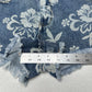 PlayBoy Pacsun Shorts Womens 27 Blue Jean Denim Fringe 90s Grunge Floral Bunny