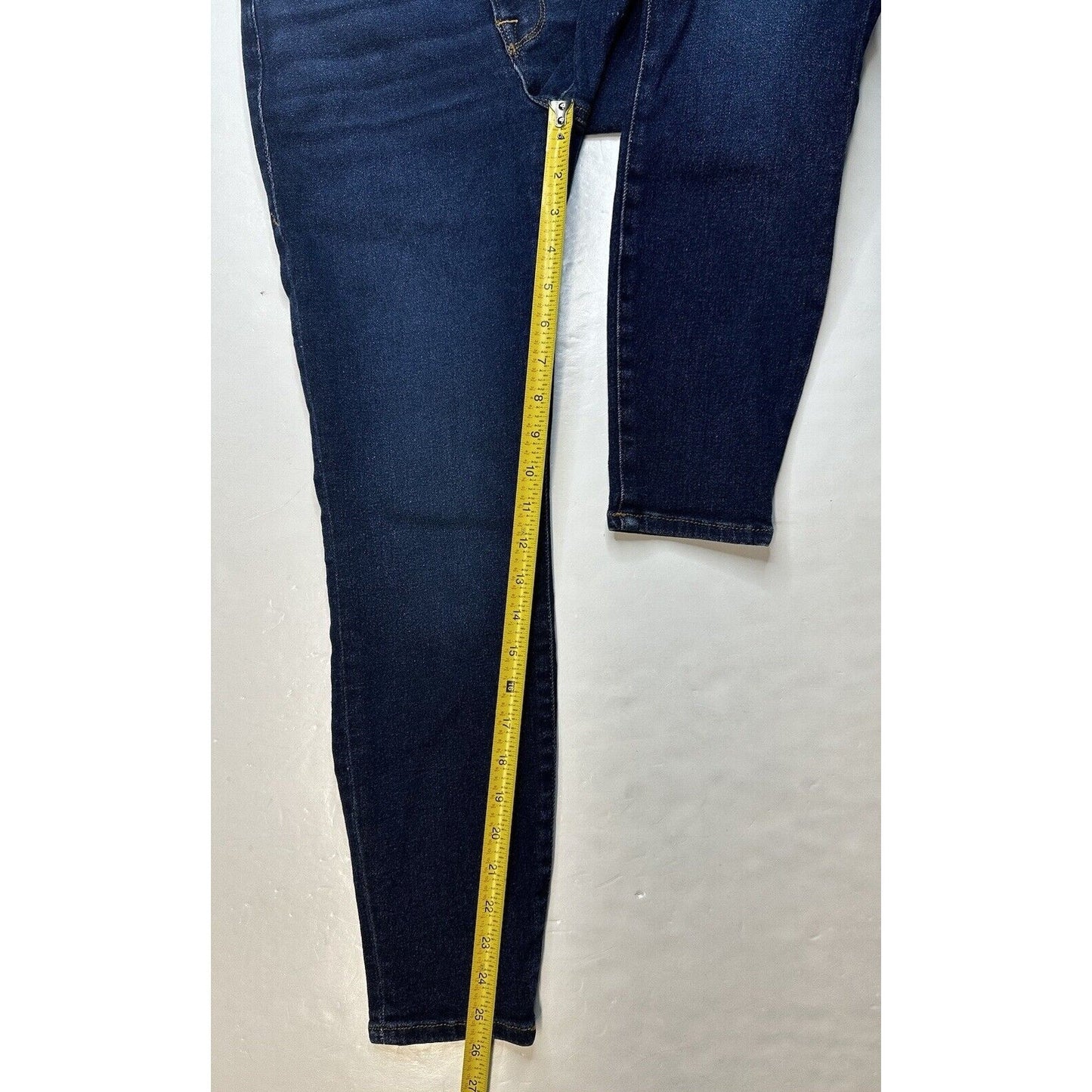 Good American Jeans 0 25 Good Petite Skinny Blue Stretch Denim Womens Dark Wash