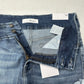 Kancan Jeans Womens 11 29 High Rise Super Skinny Blue Stretch Denim Distress NEW