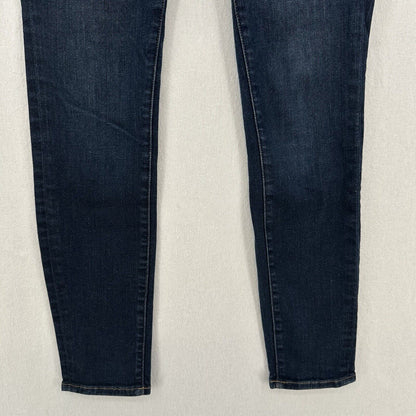 Frame Jeans Womens 28 Le Skinny De Jeanne Blue Stretch Denim Dark Wash