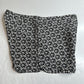 Diane Von Furstenberg Silk Shorts Womens 4 Black/White Floral Zip Front Pockets