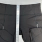 Athleta Legging Womens Large Rainier Tight Black Stretch Active Pockets *Flaw