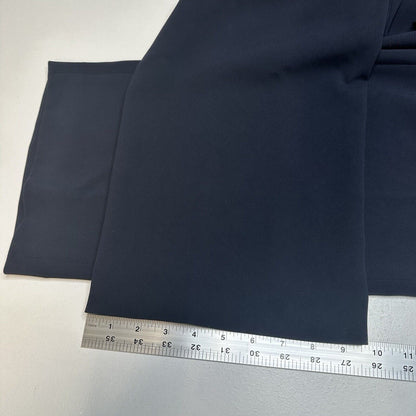 Theory Pants Womens Small Winszlee Admiral Wide Leg Navy Blue Minimal Career EUC
