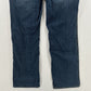 Carhartt Flannel Lined Jeans Women 12 Relaxed Fit Straight Blue Denim Plaid Work
