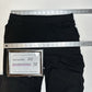 Monrow Pants Womens Small SuperSoft Straight Black Knit Pull On Split Hems Cozy
