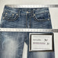 Miss Me Shorts Womens 28 Boyfriend Bermuda Blue Jean Denim Y2K Western Modest
