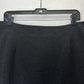 Eileen Fisher Skirt Womens XL Black Marl Pull On Slit Minimalist Capsule Career