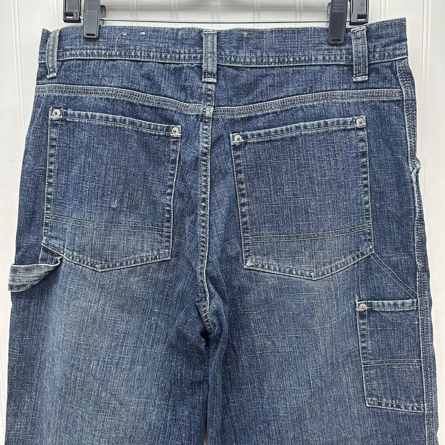 Urban Pipeline Jeans Mens 33x30 Blue Carpenter Loose Baggy Wide Denim Streetwear