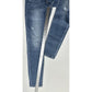 Kancan Jeans Womens 11 29 High Rise Super Skinny Blue Stretch Denim Distress NEW