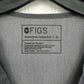 FIGS Scrub Top Womens XL Casma Technical Collection Graphite Gray Work Uniform
