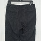 Sundance Pants Womens 6 Black Pinstripe Linen Cotton Coastal Contemporary