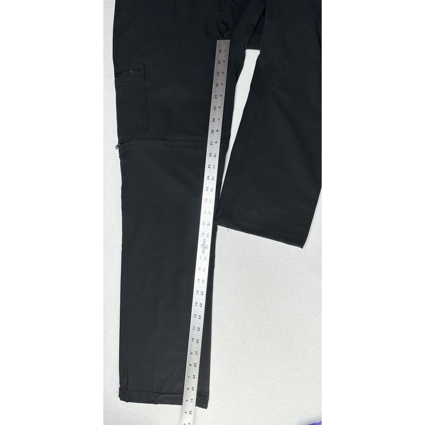 Kuhl Pants Womens 10 Convertible Horizn Recco Black Hiking Zip Off Shorts EUC