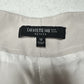Lafayette 148 Pants Women 12 Petite Silk Wide Leg Light Gray Lined Coastal *Flaw