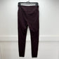 Spanx Leggings Womens XL Red Hot Assets Purple Wine Ponte Pull On Pants Slimming